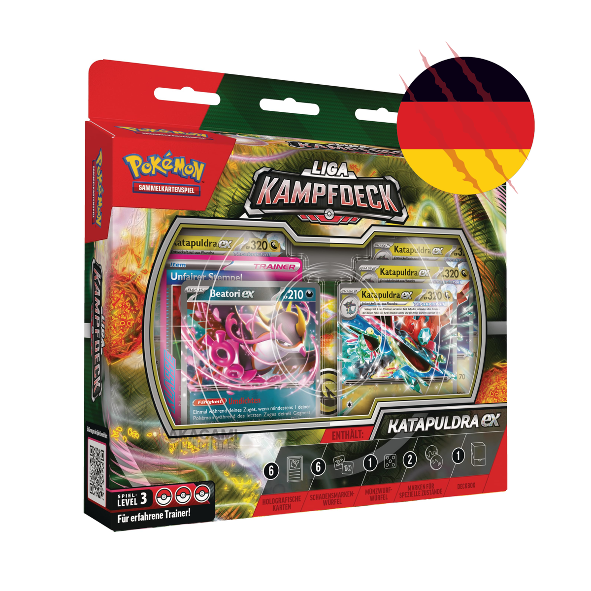 Pokémon TCG Katapuldra-ex Liga-Kampfdeck Deutsch