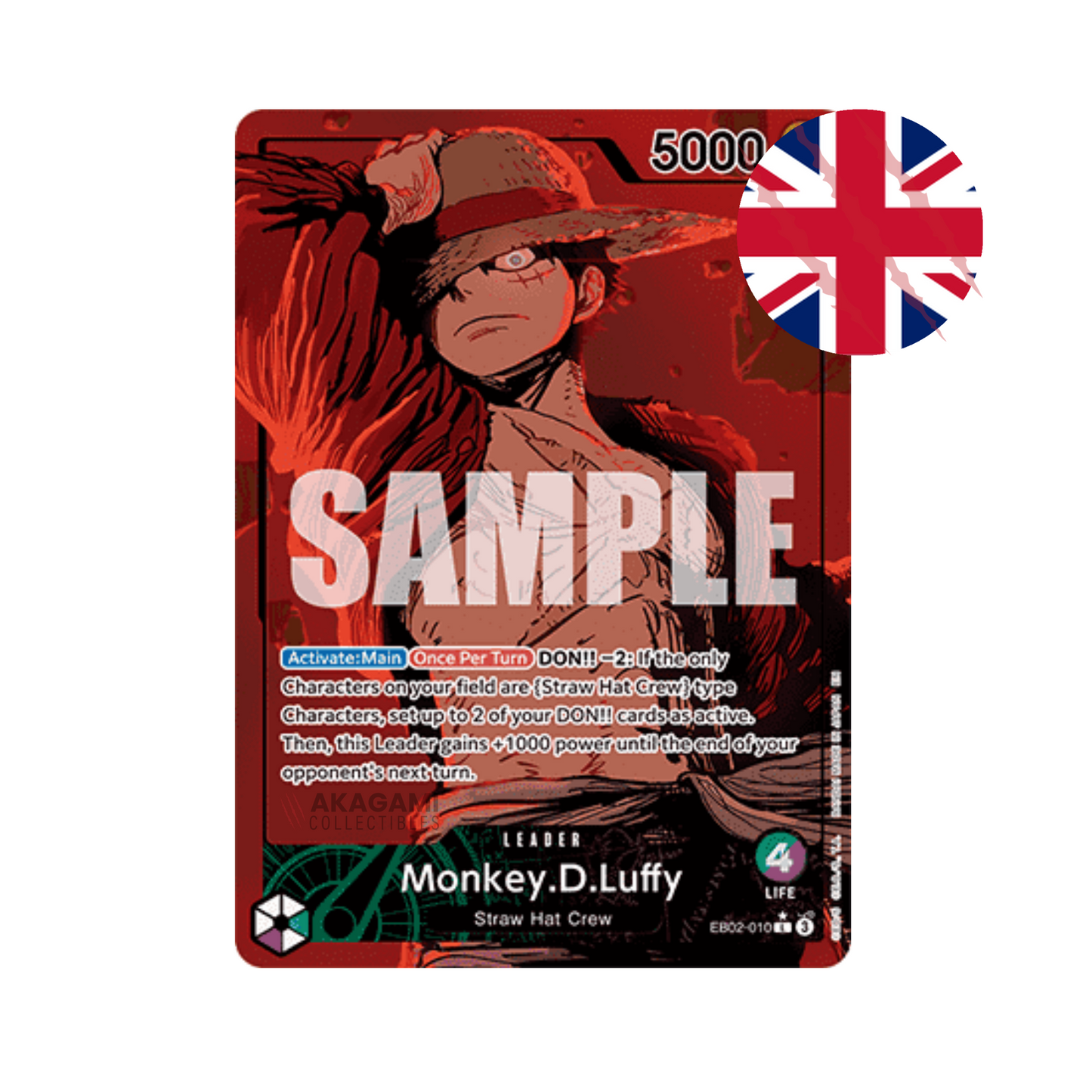 ONE PIECE TCG Anime 25th Anniversary Collection EB-02 En. - Display