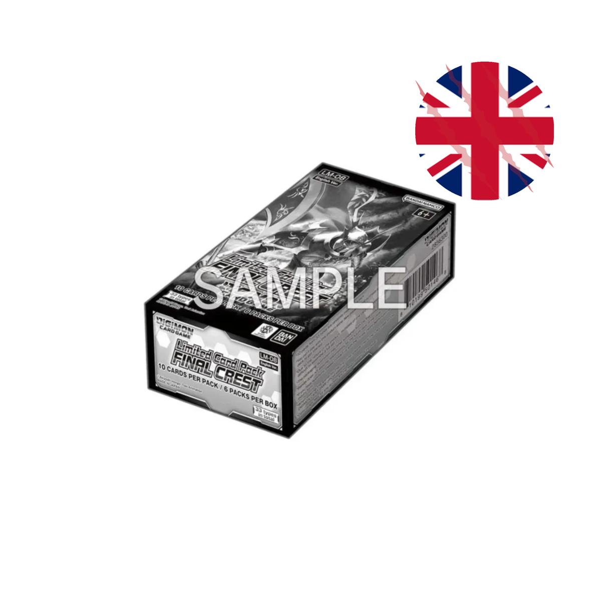 Digimon Card Game Limited Card Pack Final Crest LM-08 Box Englisch
