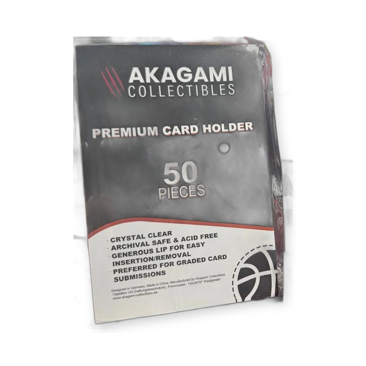 Akagami Collectibles Premium Card Holder – 50 Stück Packung