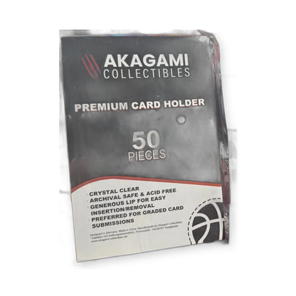 Akagami Collectibles Premium Card Holder – 50 Stück Packung