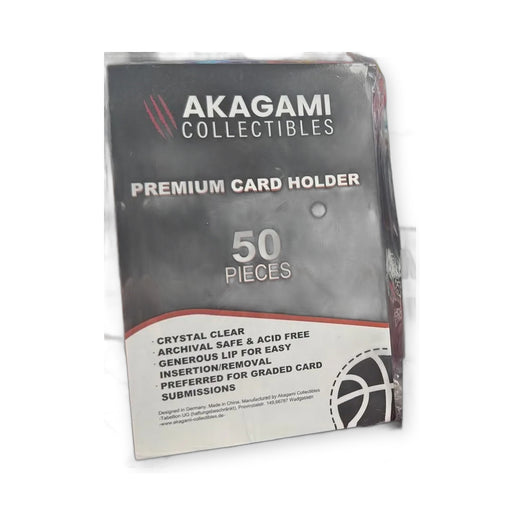 Akagami Collectibles Premium Card Holder – 50 Stück Packung