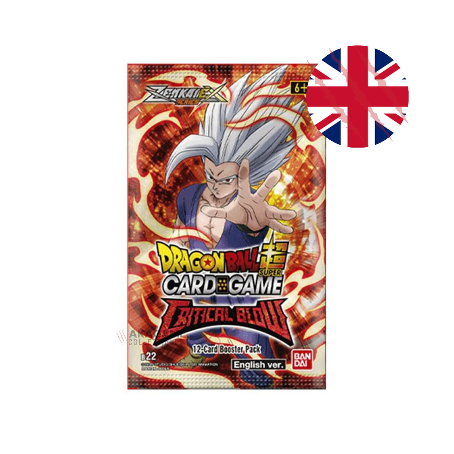 DRAGONBALL SUPER CARD GAME Critical Blow B22 En. - Booster