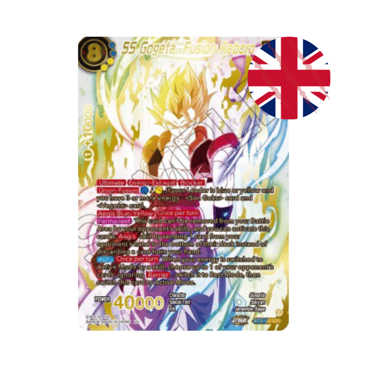 DRAGONBALL SUPER CARD GAME Critical Blow B22 En. - Booster