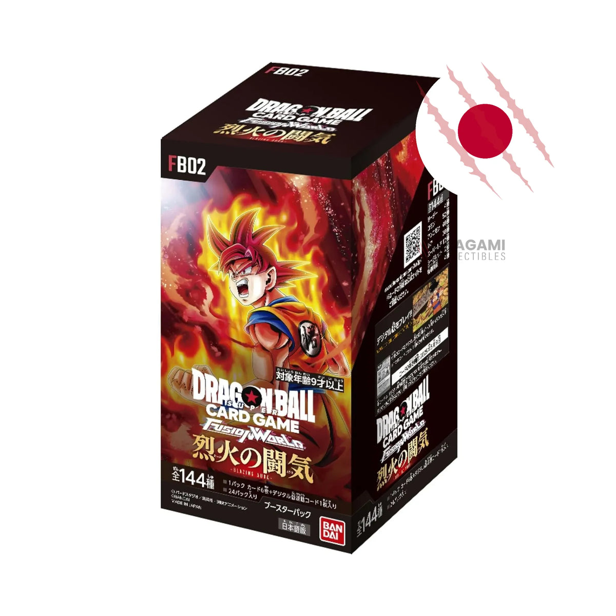 DRAGONBALL SUPER CARD GAME Blazing Aura FB-02 Jap. - Display