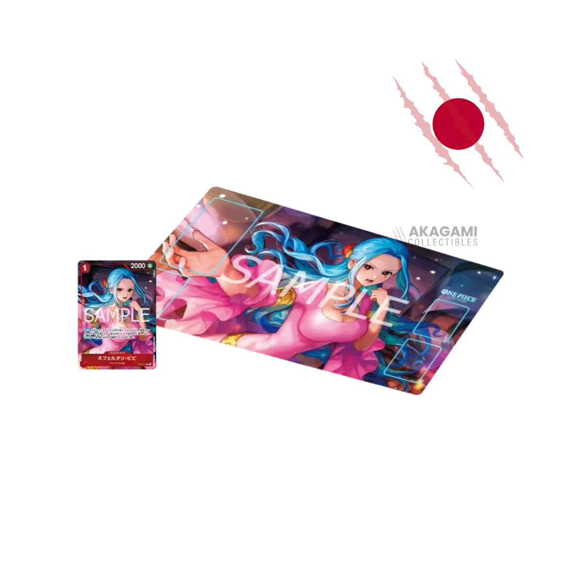 ONE PIECE TCG Official Playmat Nefeltari Vivi Jp.