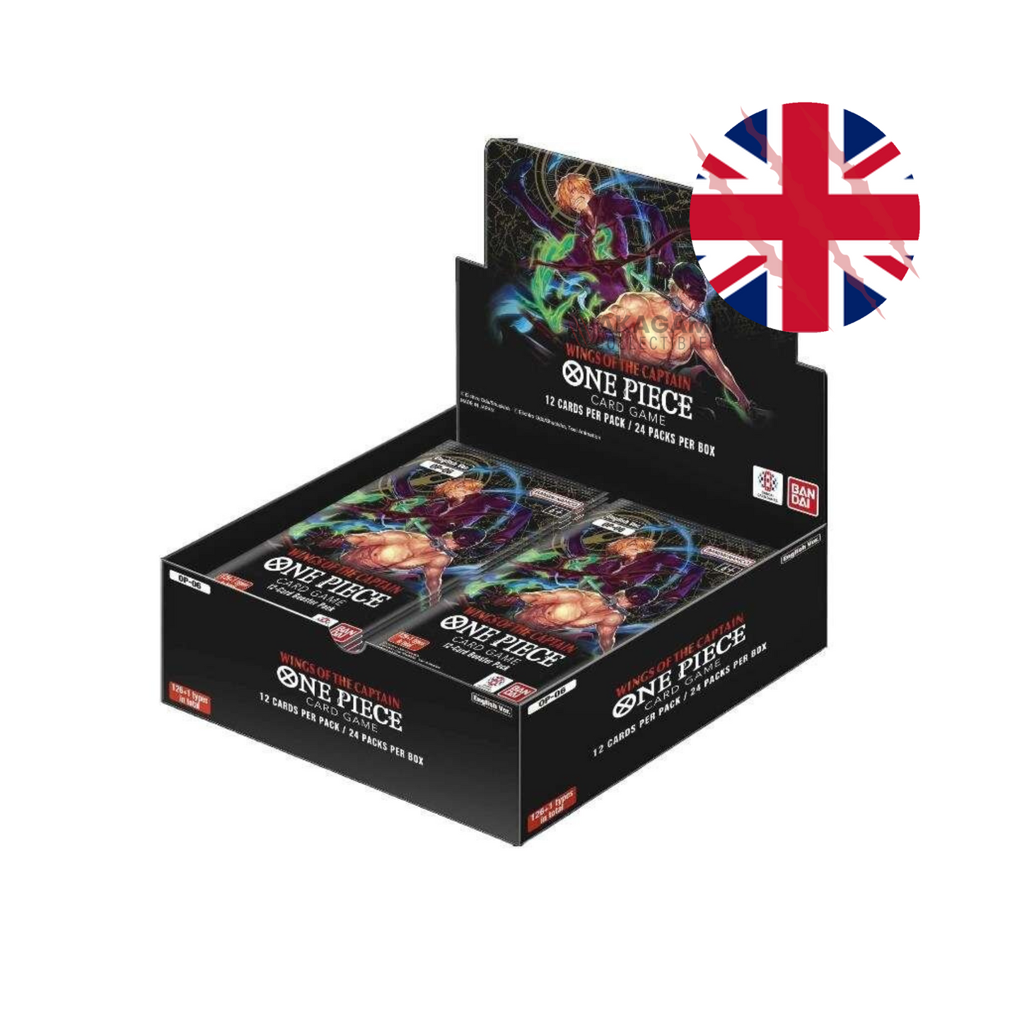 ONE PIECE TCG Wings of the Captain OP-06 En. - Display