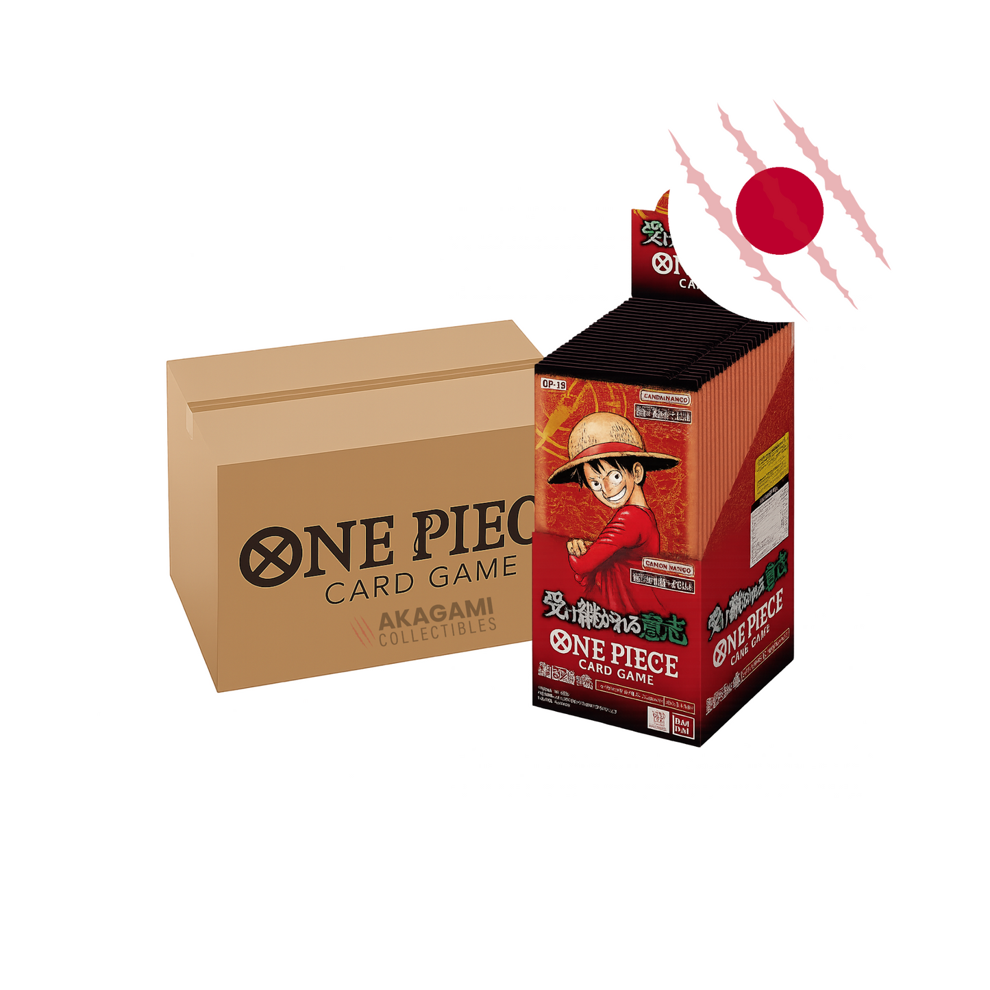 ONE PIECE TCG Carrying on his Will OP-13 Jap. - Case