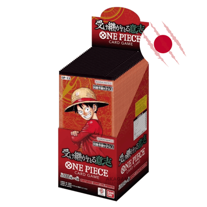 ONE PIECE TCG Carrying on his Will OP-13 Jap. - Display