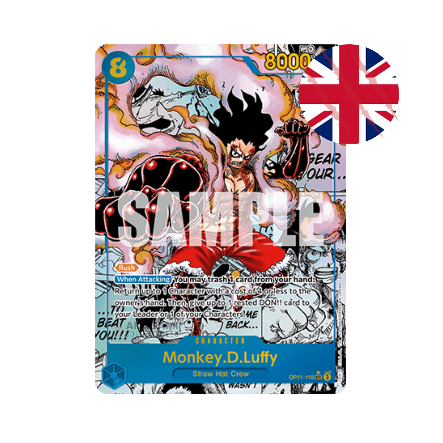 ONE PIECE TCG Legacy of the Master OP-11 En. - Double Pack Set Vol.8