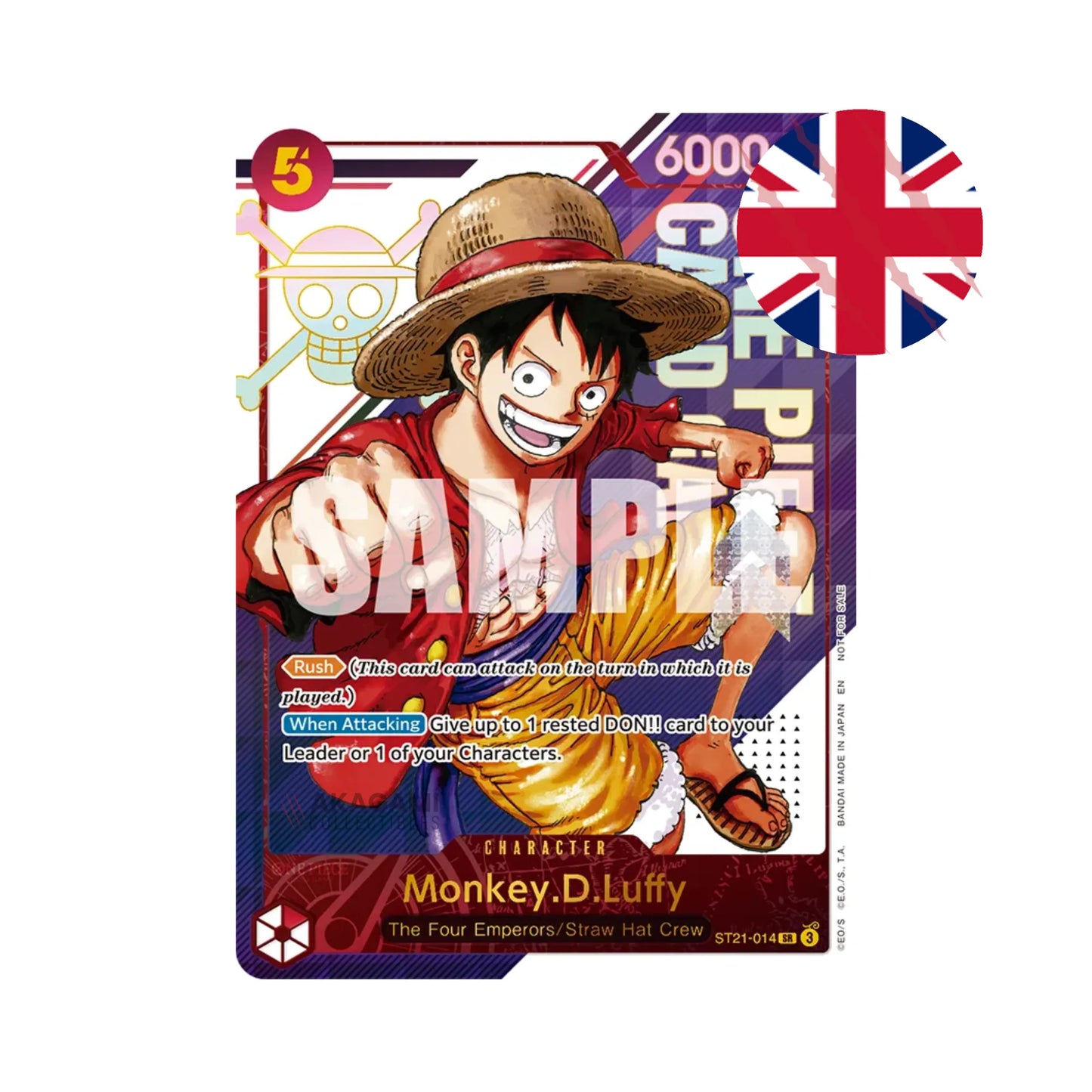 OP13 3rd Anniversary Campaign Pack English Special Luffy